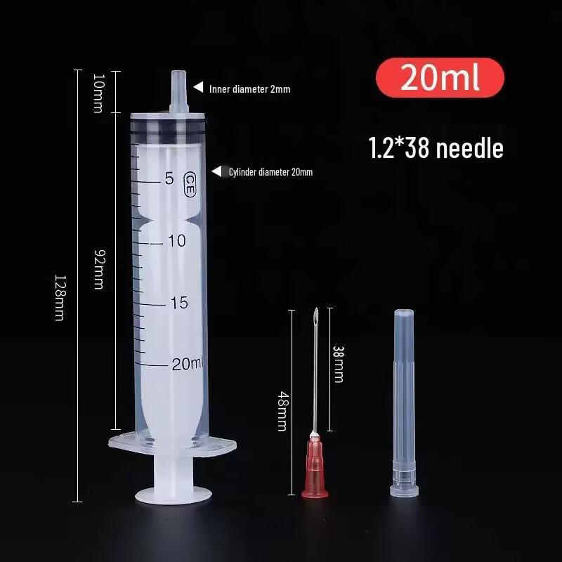 Veterinary Disposable Sterile Syringe Needle Tube Injector for Feeding and Infusion