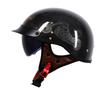 Carbon Fiber Half Face Motorcycle Helmet With 3C Certification Men Women Riding Scooter Commute