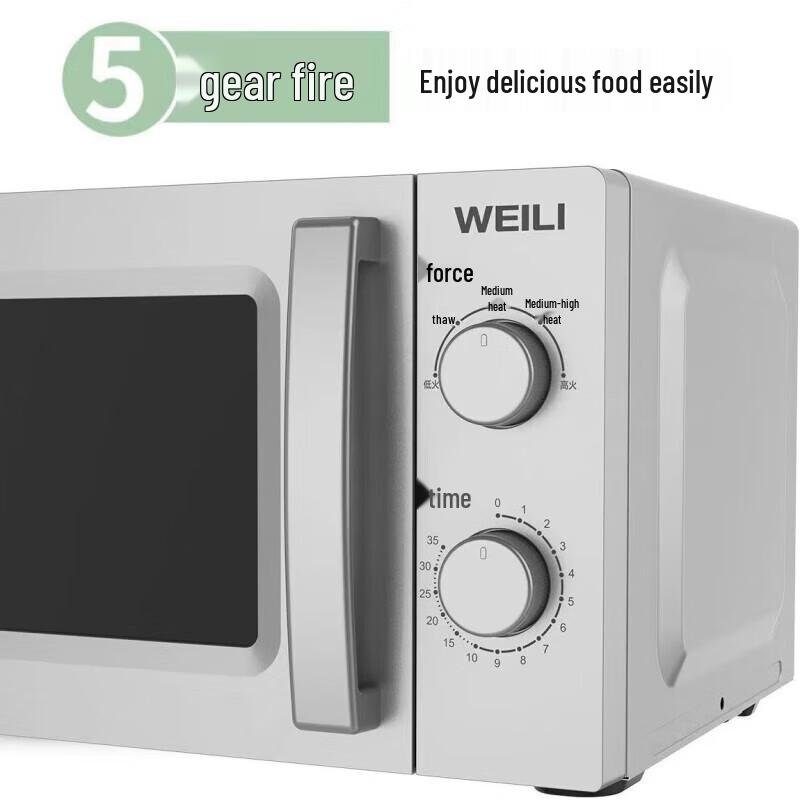 Weili 20L Compact Mechanical Turntable Microwave Oven