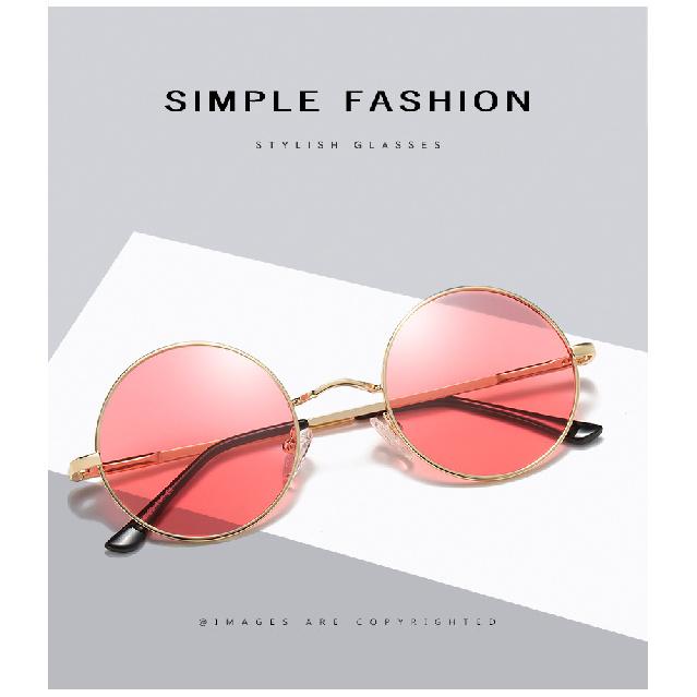 Classic polarized sunglasses, retro round-frame design, available in multiple colors, stylish sunglasses for men and women, model 801