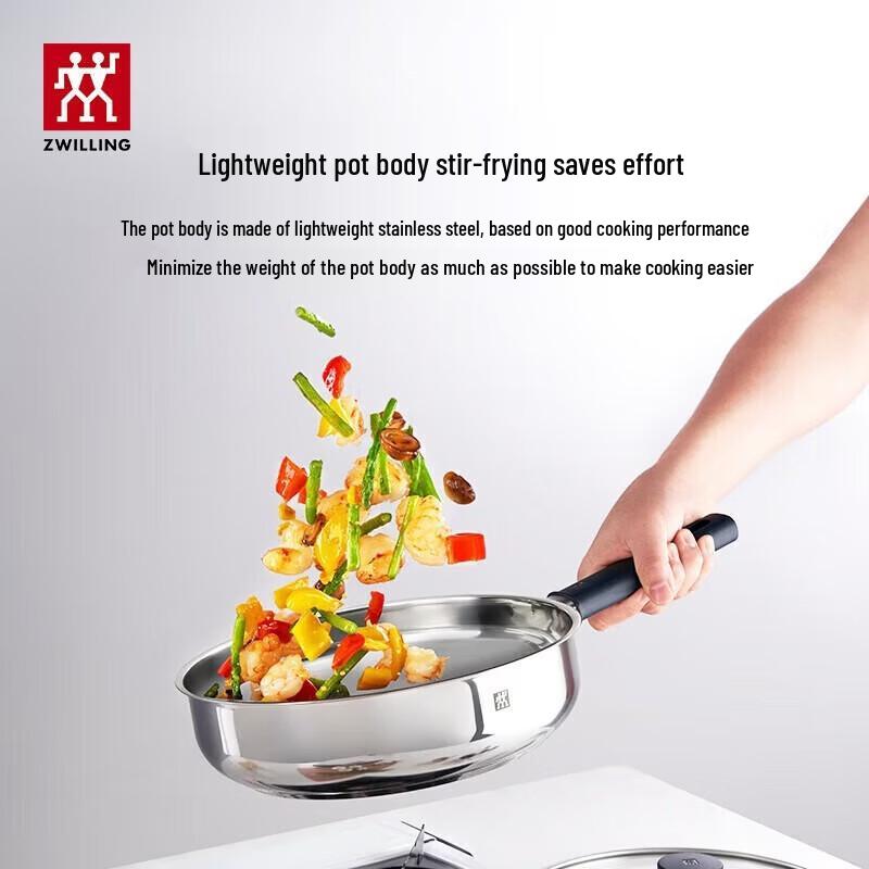 ZWILLING SILVER Series 26cm Stainless Steel Frying Pan