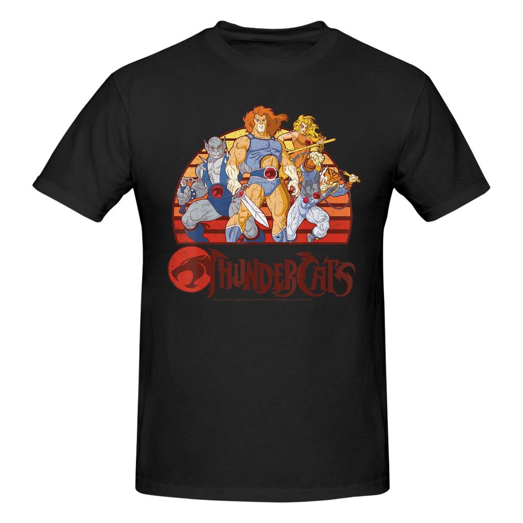 Piece Main Crew Graphic Cotton TShirt ThunderCats s Vintage Cartoon Tees Tops For Unisex