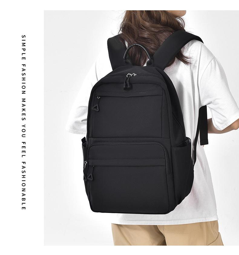 Простой студенческий рюкзак в корейском стиле - большая вместимость для учеников средних школ и колледжей
