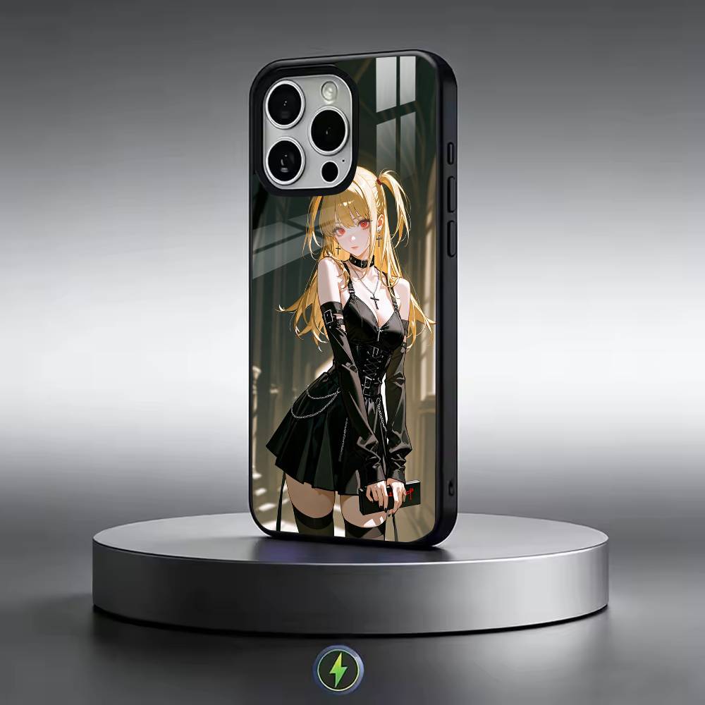 Death-h Note-e Misa Amane Phone Case For iPhone17,16,15,14,13,12,11 Plus,Pro Magnetic with Magsafe Wireless Charging