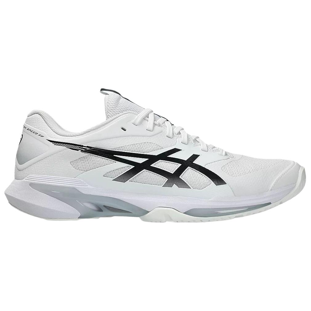 Asics Кроссовки Solution Speed ​​FF 4 Comfortable Fit Non-Slip Low-Top Tennis Shoes Men White Black 1041A532-100