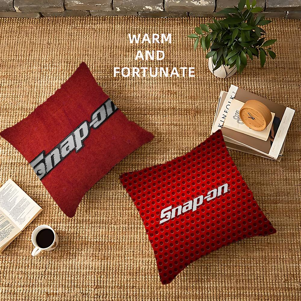 S-Snaps On Logo Cushion Cover Pillow Cover Decor Pillowcase Printed Cushion Case For Couch