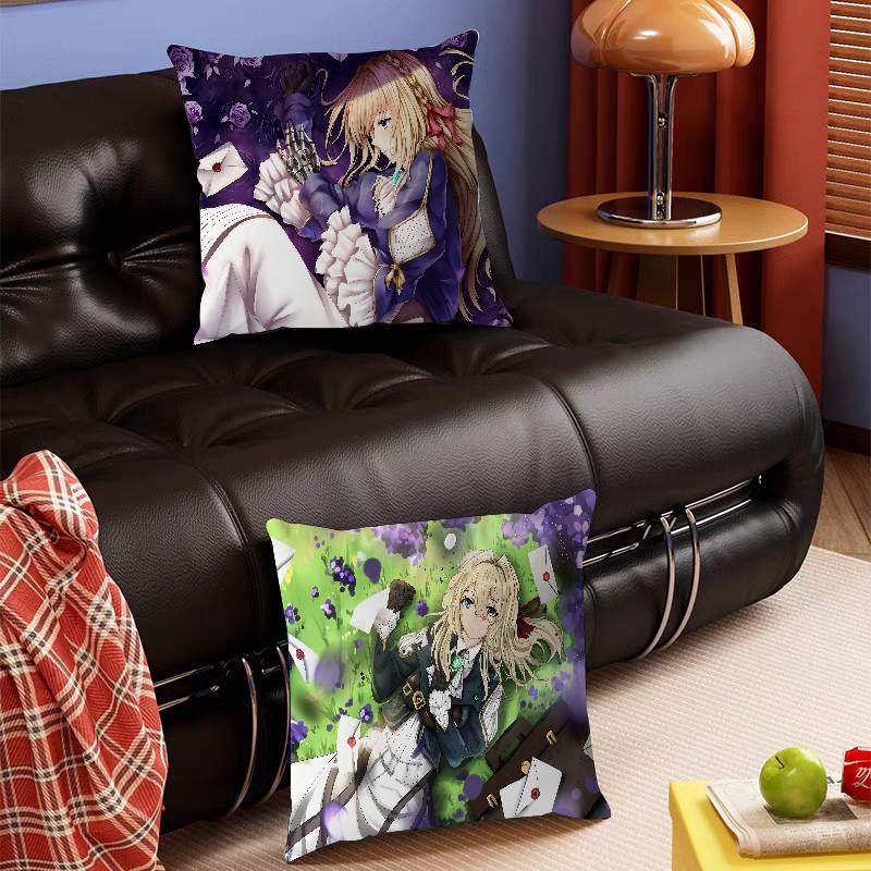 Новая наволочка V-Violet E-Evergardens, съемная, моющаяся, чехол для подушки – Мягкий лен для всех сезонов