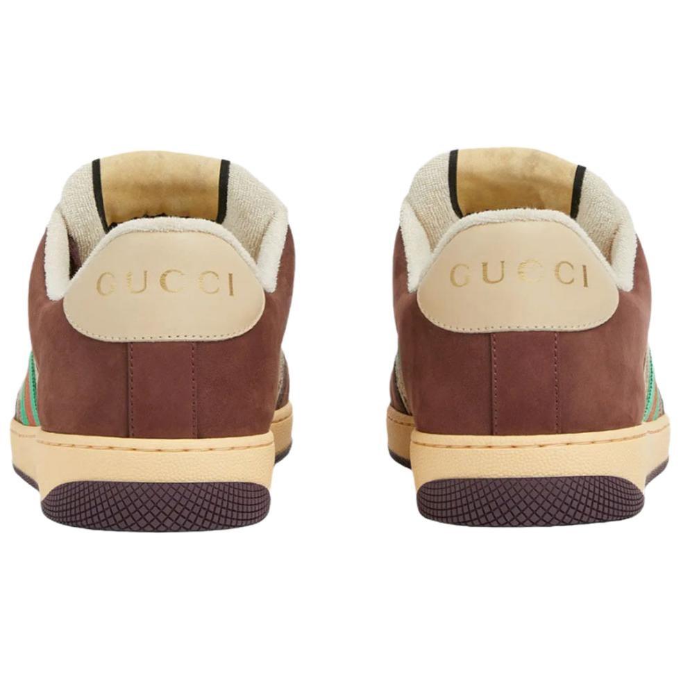 Gucci Кроссовки Screener 'Черный Темно-коричневый' 838984 HVKI0 9751
