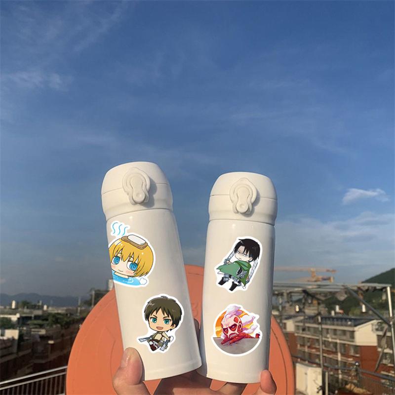 10/25/50 шт. милые аниме-наклейки с граффити «Атака Титанов» для DIY багажа, ноутбука, скейтборда, мотоцикла, велосипеда, наклейки