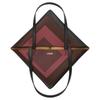 Loewe Medium Puzzle Fold Tote In Nappa Calfskin Black/Burgundy Women Tote_bags A779G50X96-1101