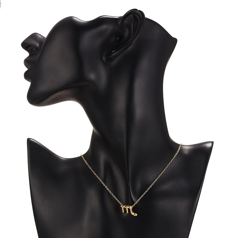 1 шт. Гороскоп Астрология Шарм Ювелирные изделия для женщин Дамы 12 Знаков зодиака Подвеска Аксессуары Подарок Винтаж Буква Символ Мода