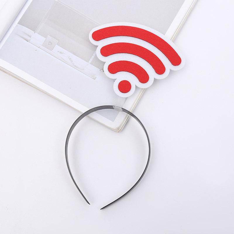 Креативная повязка на голову для фестиваля мультфильмов: Забавный дизайн вопроса и восклицательного знака