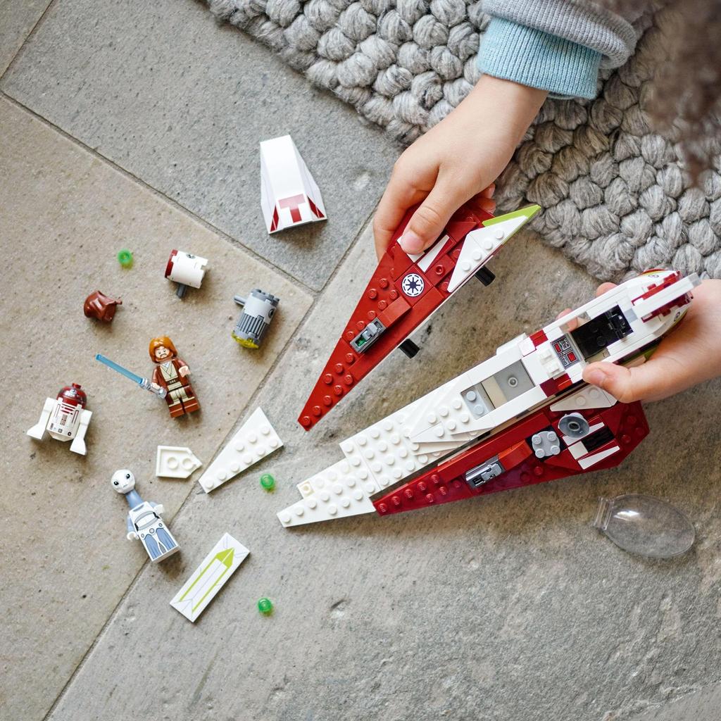 LEGO Star Wars Jedi Starfighter 75333 Игрушечный блок Present Space Boy Мальчики от 7 лет и старше Оби-Ван Кеноби (TM)
