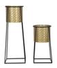 Подставка для цветов Пара чашек См Ø 26X70-23X45