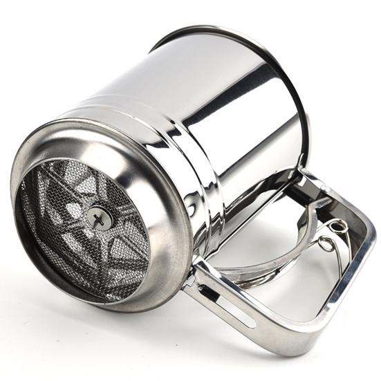 Просеиватель для муки Эргономика Равномерная фильтрация Тип ручного пресса Нескользящий фильтр Полуавтоматическое сито для муки Чашка для муки Кухонный гаджет