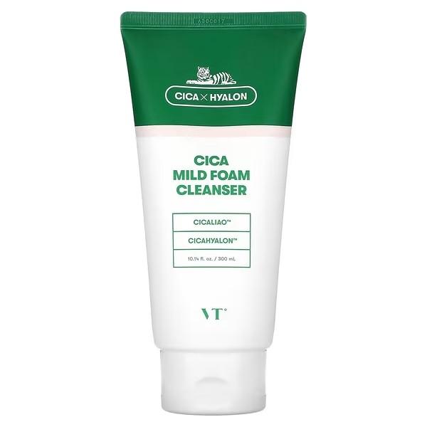 VT COSMETICS Cica Мягкая очищающая пенка 300мл