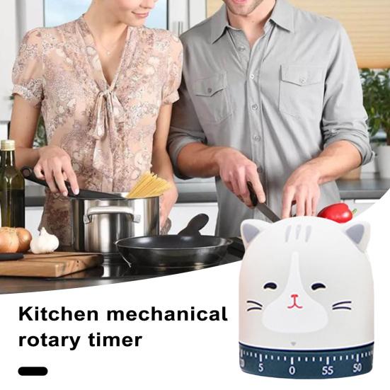 Cartoon Mechanical Timer Adorable Appearance Compact No Battery Required Easy Operation Manual Countdown Timer