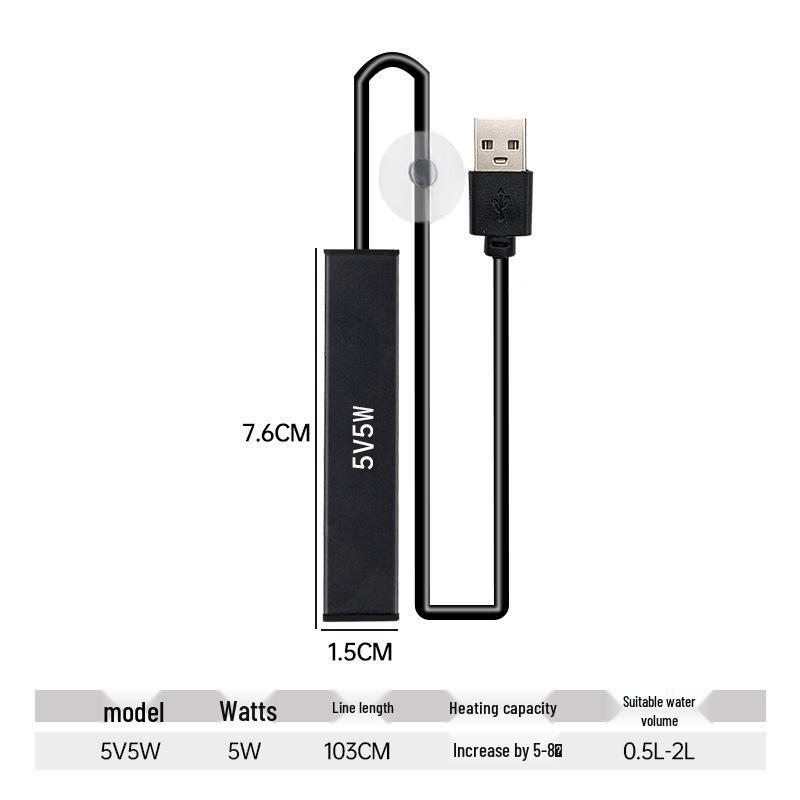 Мини нагреватель для маленьких аквариумов: Автоматический контроллер температуры с питанием от USB для черепах и тропических рыб