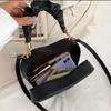 Yogodlns Luxury Quilted Handle Bag For Women PU Leather Shoulder Crossbody Bag Fashion Messenger Handbag
