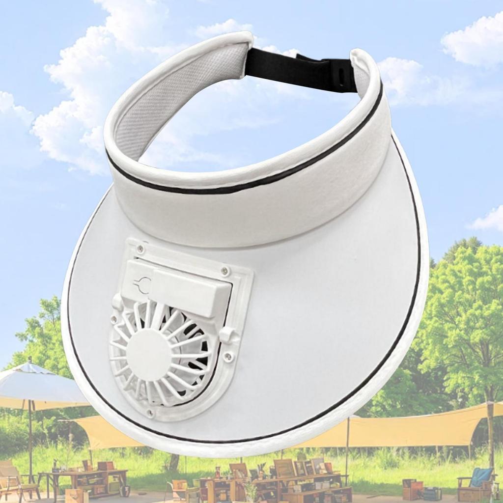 Fan-assisted Sunshades with Fan, Sun Protection for Girls Hiking Camping Fishing