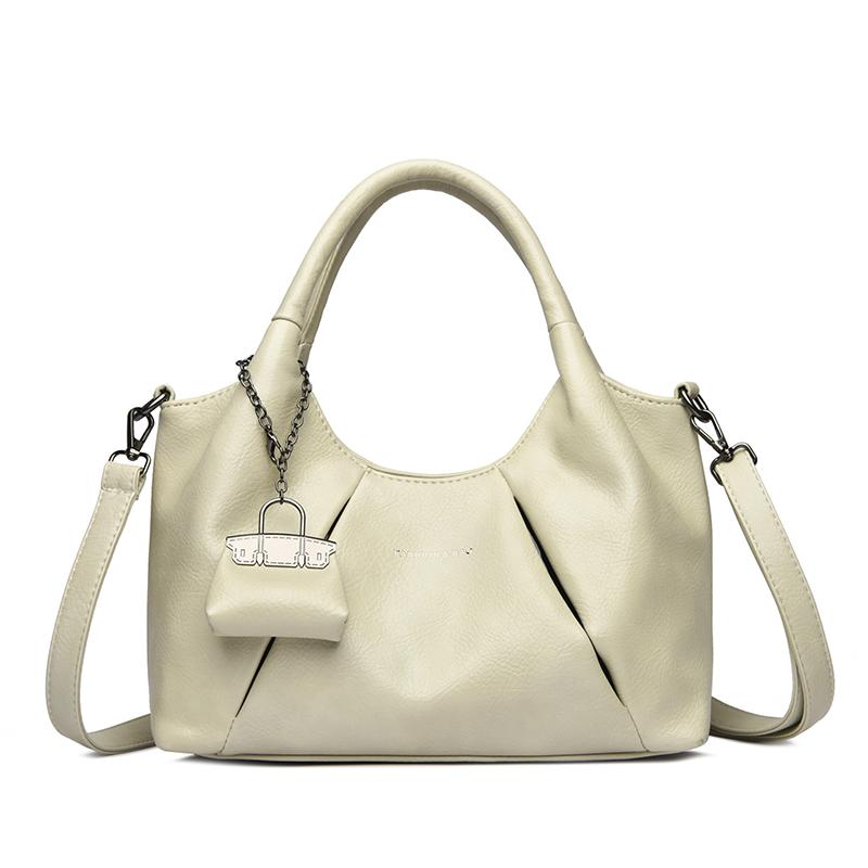 2025 Winter High Quality Soft Leather Women's Handbag Tote Bag Luxury Women Shoulder Bag Famous Trendy Female Crossbody Bags