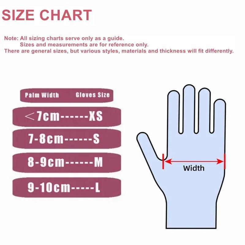 100 ШТ Розовые Нитриловые Одноразовые Перчатки Рабочие Перчатки для Домашней Уборки Кухни Парикмахерской Тату Перчатки Латексные Без Пудры