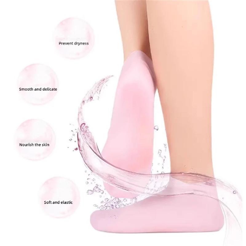 Spa Silicone Socks Moisturizing Gel Socks Exfoliating and Preventing Dryness Cracked Dead Skin Remove Protector Foot Care Tools