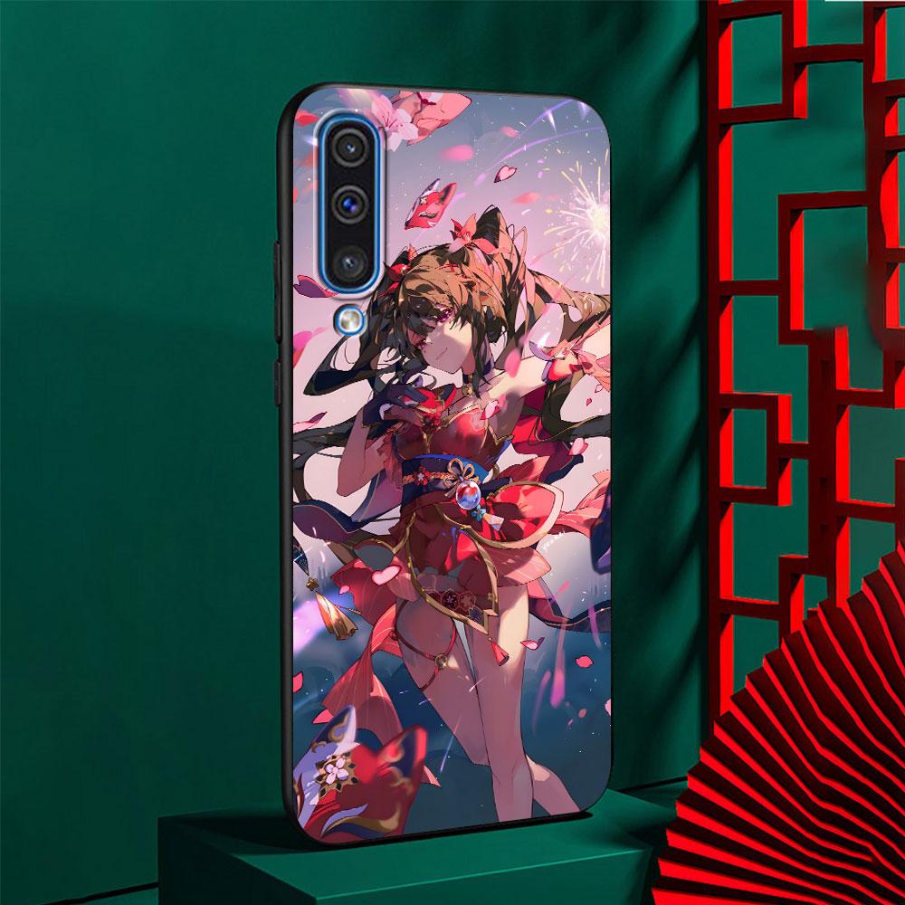 Sparkle Honkai Star Rail Case for Samsung Galaxy A10s A50 A50s A02s A03s A20 A30 A20e A70 A70s A20s A30s A10 A40 A04 Black Cover