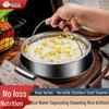 Пароварка из нержавеющей стали 304 для рисоварки, разделитель для супа, пароварка для приготовления на водяной бане, бытовая пароварка
