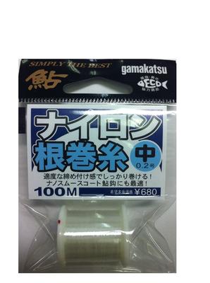 Gamakatsu Нейлоновая Леска, Корень-Обмотанная Аю (Сладкий окунь), Средний, 100м, 0.2, Натуральный