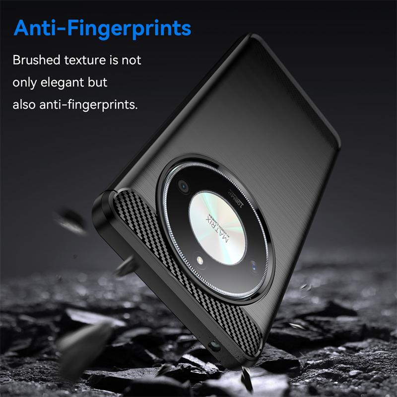 For Huawei Honor X9B Case Cover For Honor X9B Capas New Phone Back Shockproof Bumper Soft TPU Carbon Fiber Cover Honor X9B X9 B