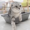 Three-Layer Open Cat Litter Box with Grid Stacking - No Shovel Needed, Easy To Clean