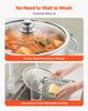Stainless Steel Stock Pot, 19.9 L Stainless Steel Stockpot with Glass Lid, PFOA-Free, PFAS-Free, Compatible with Gas Stoves, Induction Cooktops,
