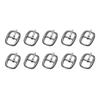 10pcs Adjustment Tri-glide Belt Buckle 10mm Diy Doll Buttons Doll Bags Buckles  DIY Doll Belt