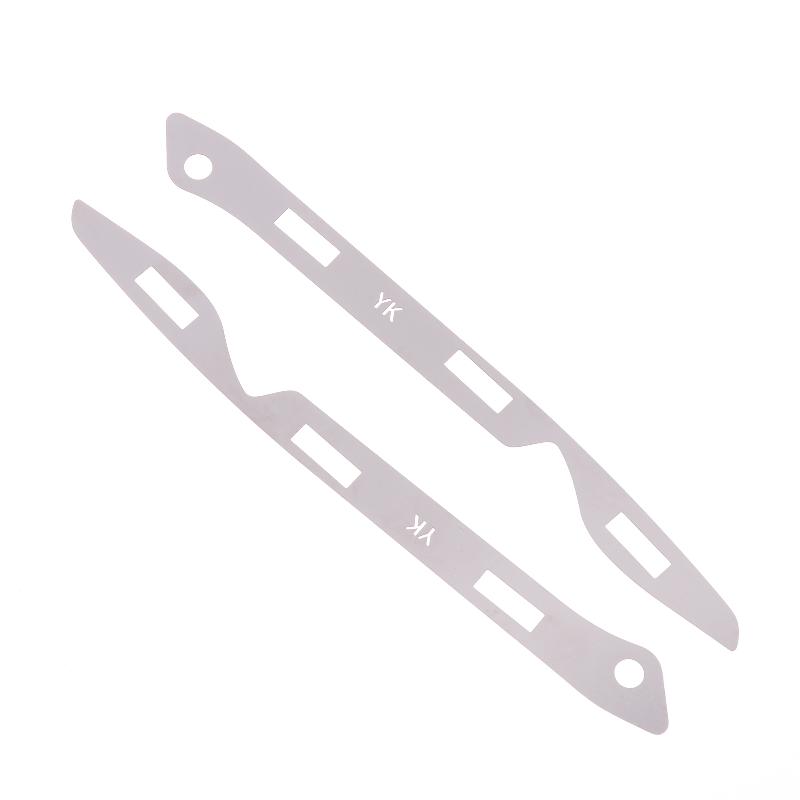 2Pcs Front Bumper Repair Metal Plate Buckle Broken Opening Rotten Buckle Repairer Bracket For Jade 2013-2020