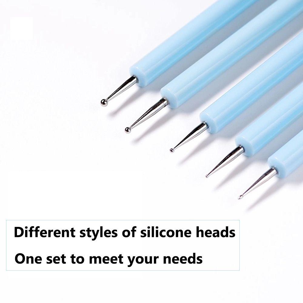 Modeling Silicone Dotting Nail Art Sculpting Tool Pottery Clay Brush