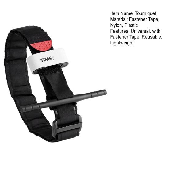 Тактический жгут с застежкой-лентой Легкий портативный универсальный одноручный медицинский боевой жгут для оказания первой помощи