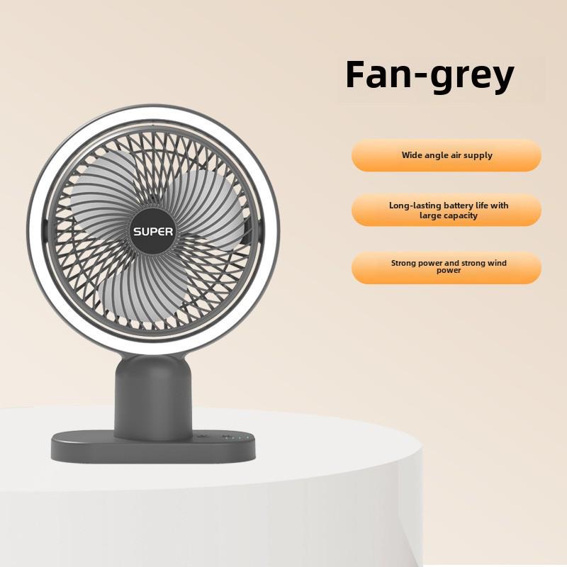 Compact USB Desktop Fan: Portable, High-Power Circulation for Home and Office