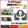 Car Mud Fender For BYD Seagull Dolphin Mini 2025 2024 2025 2026 Anti-splash Mudguards Front Rear Guards Mudflap Auto Accessories