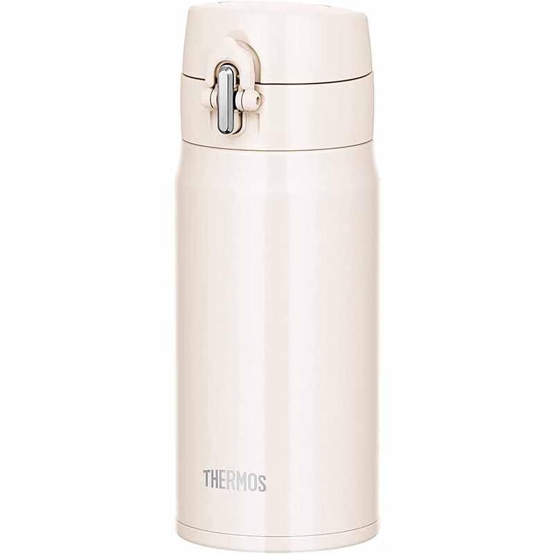 THERMOS Vacuum Insulated One-Touch Ultra-Light Stainless Steel Thermos Cup