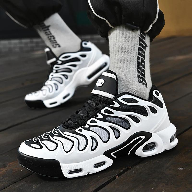 Мужские кроссовки для бега, брендовые, для бега на открытом воздухе, на шнуровке, удобные, для ходьбы, дышащие, модные, повседневные, кроссовки Blade Leisure Loafers