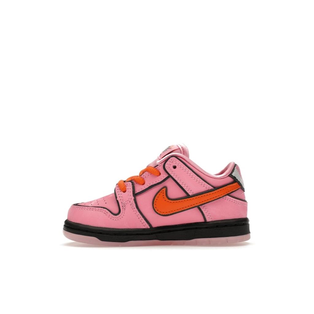 Суперкрошки x Nike Dunk Low Pro SB QS TD Blossom Детские кроссовки Розовый Лотос-Розовый Цифровой-Розовый FZ3352-600