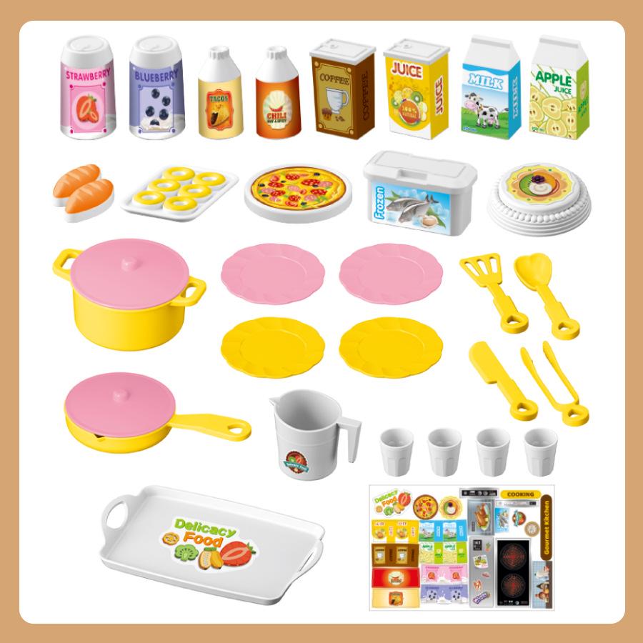 Детский мини-кухня игровой набор: Кухонная плита и стол для девочек