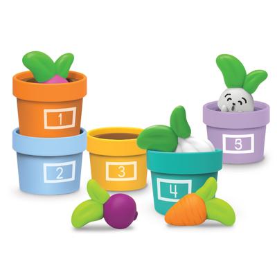 Learning Resources Сад овощей Прятки, Игры на числа и цвета, LER3604, Оригинал
