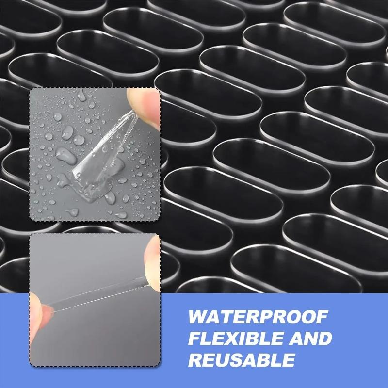 Clear Gel Glue Pads Double-sided Adhesive Invisible Dots Waterproof No Traces Patches Balloons Doll Foot Fixed Acrylic Sticker(13*8mm)