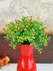 12 шт. Короткие ветки Искусственные зеленые растения Пять головок Миланский цветок Пластик Наружное украшение сада