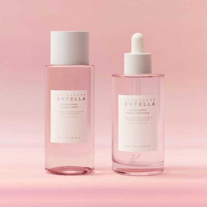 Skin1004 Pore Care 2-Piece Set: Madagascar Centella Pore-Mizing Toner 210ml + Fresh Ampoule 100ml, 1