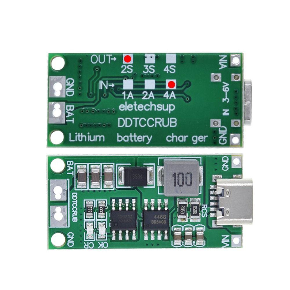 Для 8.4В 12.6В 16.8В Зарядное устройство для литий-ионных аккумуляторов 2S 3S 4S Повышающий модуль Повышающая плата Зарядка литиевых аккумуляторов