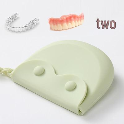 Портативный контейнер для хранения ретейнеров - Пыленепроницаемый, легко моющийся мешочек для элайнеров и зубных протезов