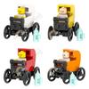 City MOC Baby's Bed Cart Furnitures Building Blocks Baby Milk Bottle Cradle Models Decoration Bricks Assemble Toys For Kids Gift